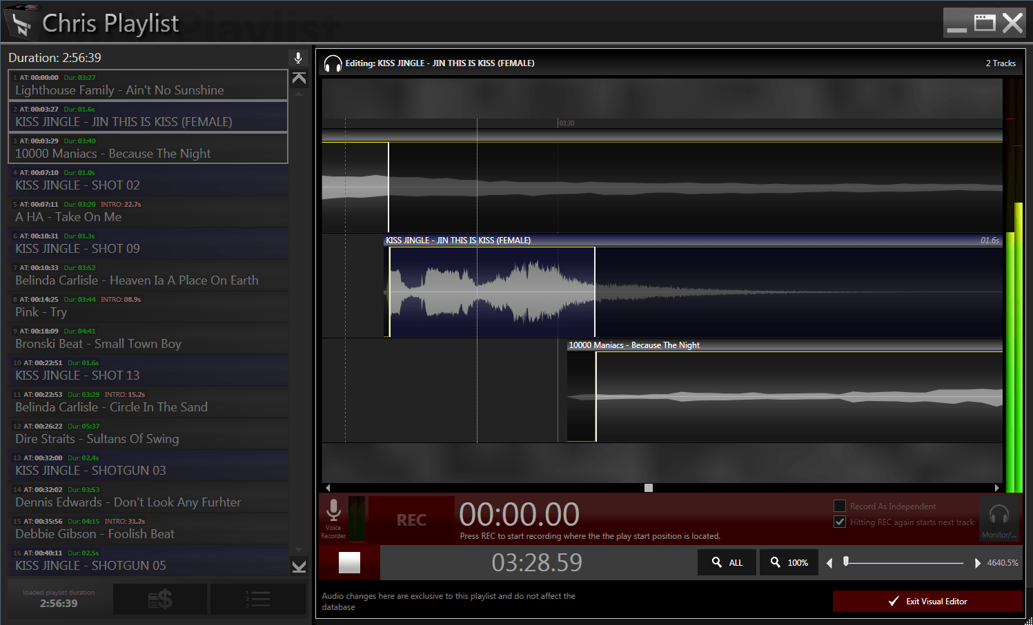 Mix points y voice-tracks