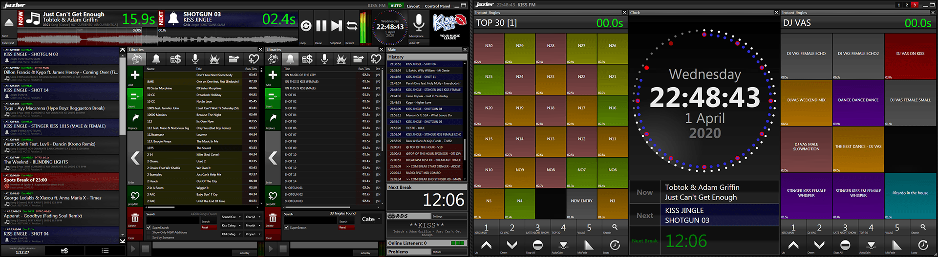 Second studio screen