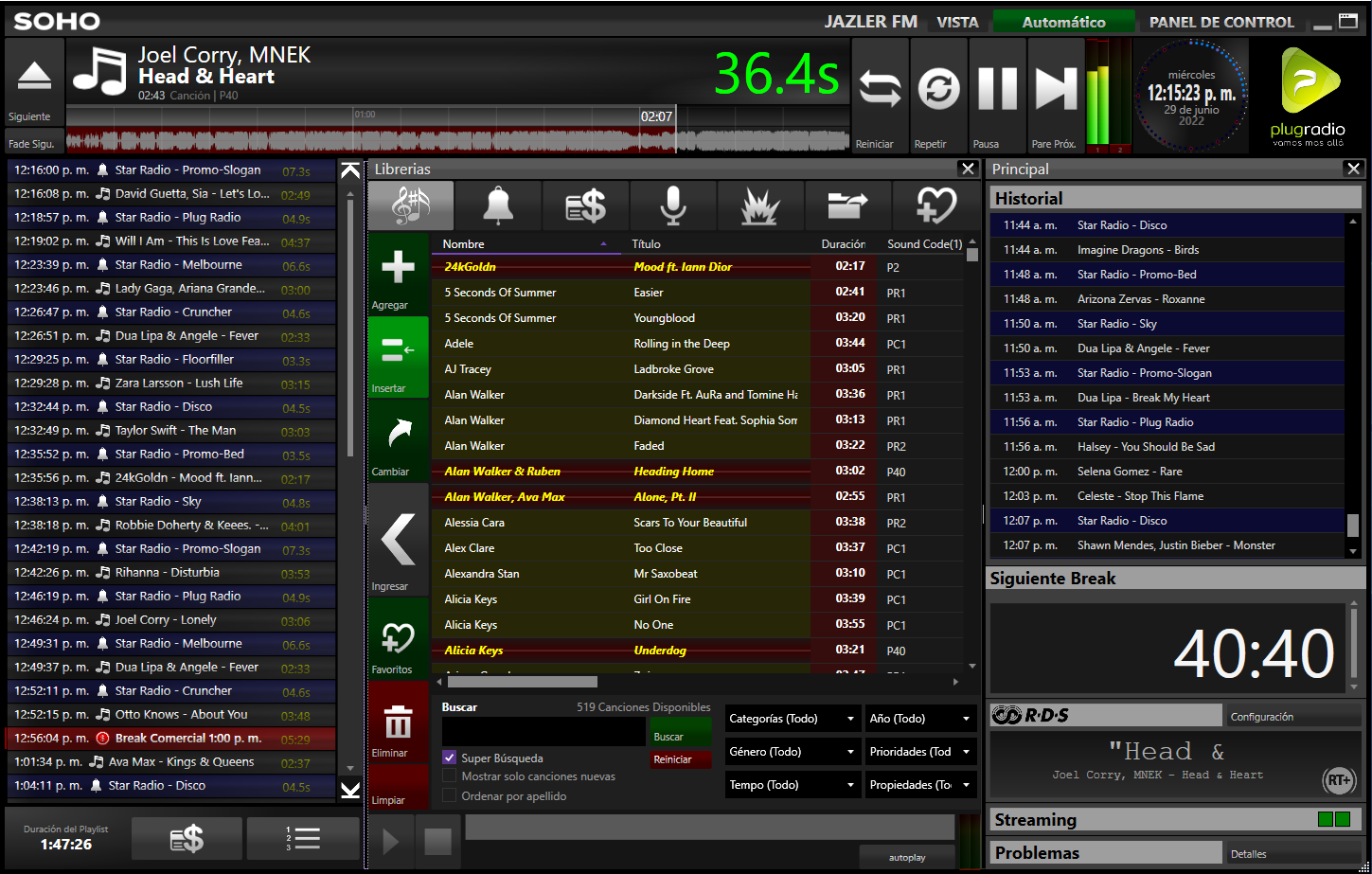Pantalla compacta